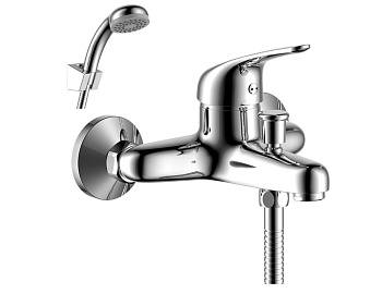 Смеситель одноруч. (40мм) Y40-31 для ванны с коротким изливом, хром ROSSINKA